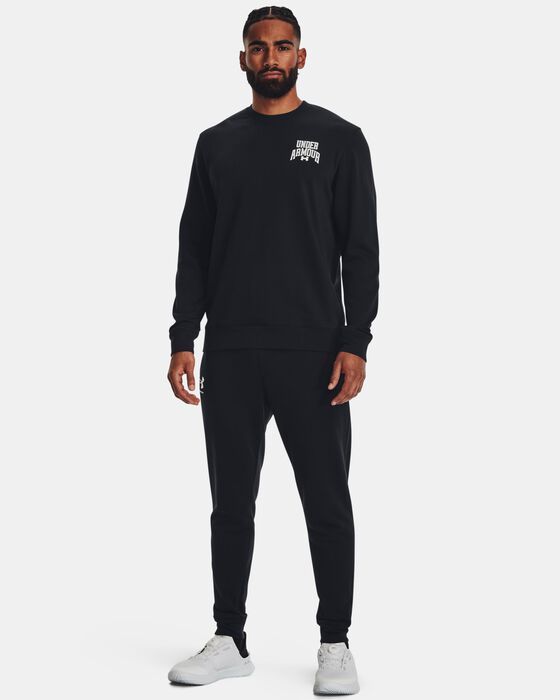 Men's UA Rival Terry Graphic Crew image number 2