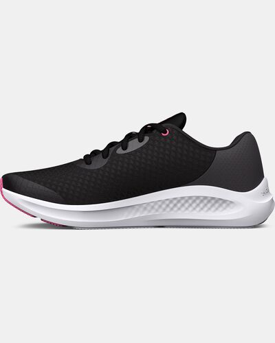 Girls' Grade School UA Charged Pursuit 3 Running Shoes