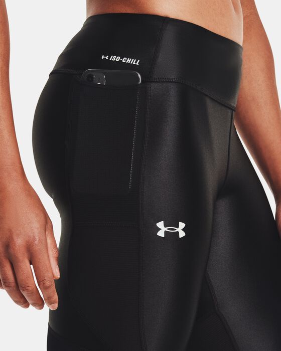 Women's UA Iso-Chill Run 7/8 Tights image number 4