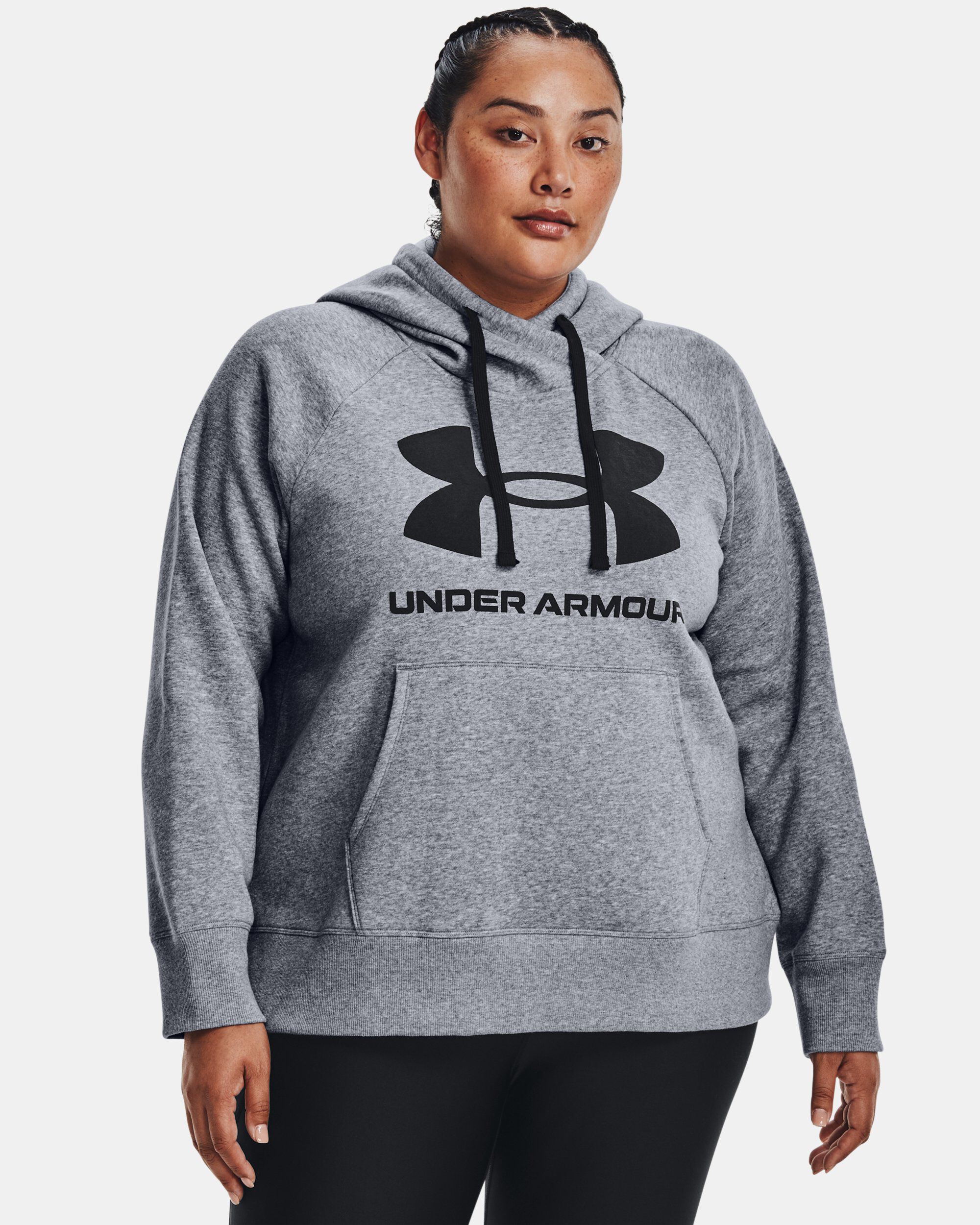 Under armour women's rival fleece logo pullover hotsell hoodi