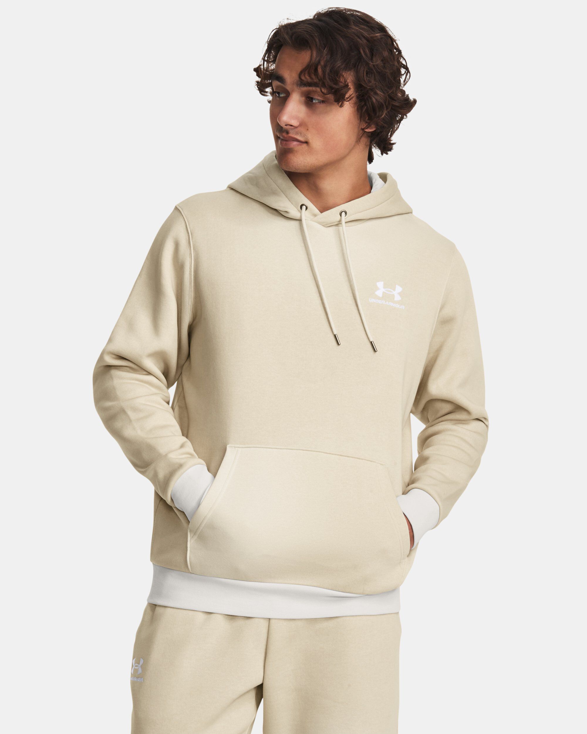 Under armour 2025 hoodie beige