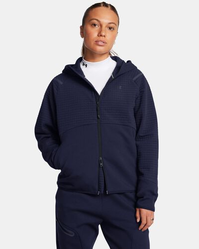 Women's UA Unstoppable Fleece Grid Full Zip