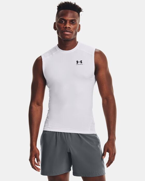 Men's HeatGear® Armour Sleeveless image number 0