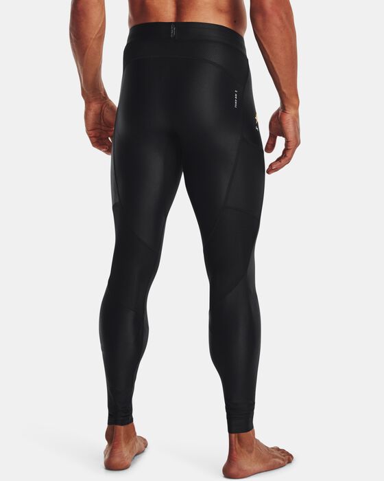 Shop Under Armour Men's Project Rock Iso-Chill Black Adam Leggings