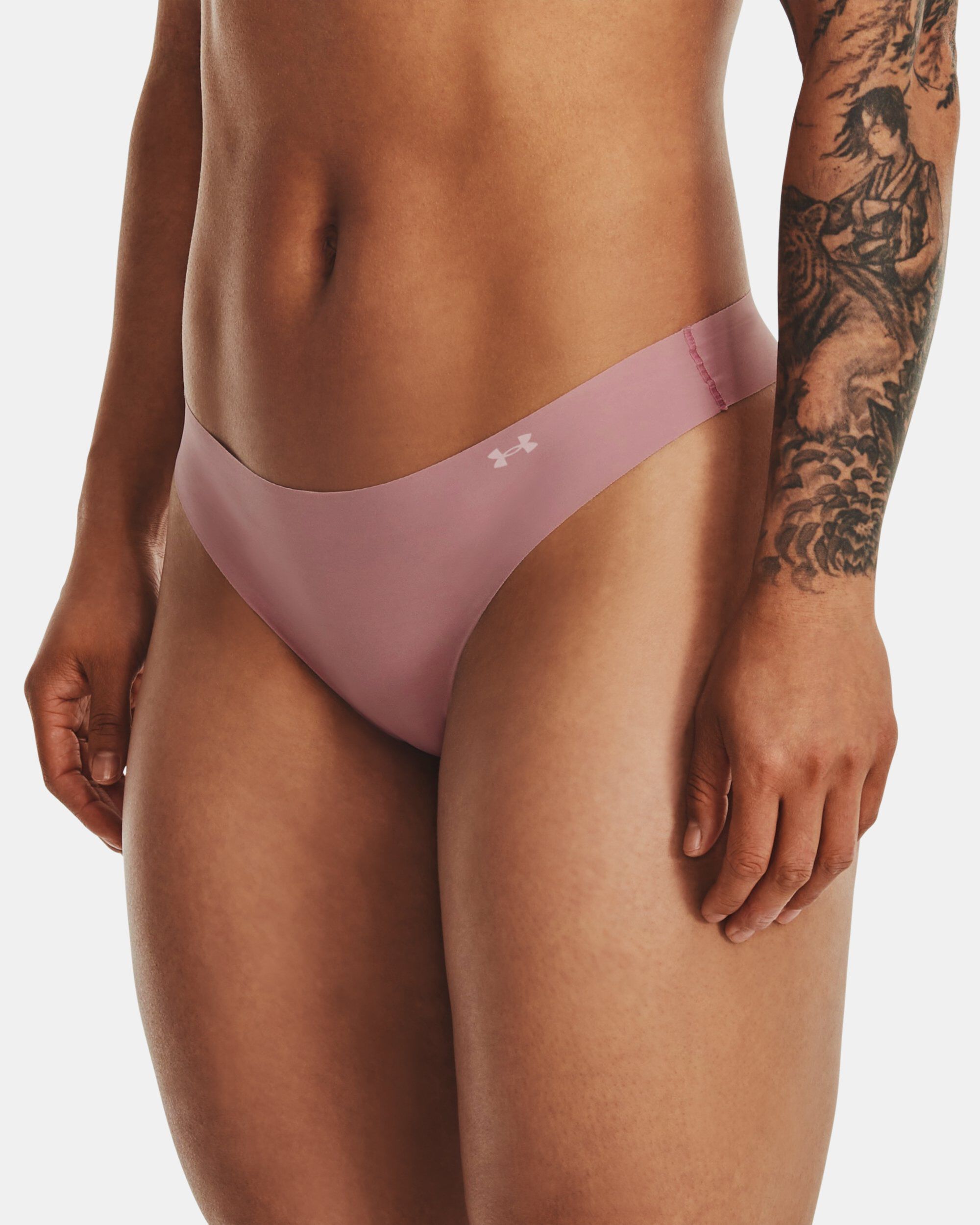 Under Armour Women s UA Pure Stretch Thong 3 Pack Pink in Dubai UAE