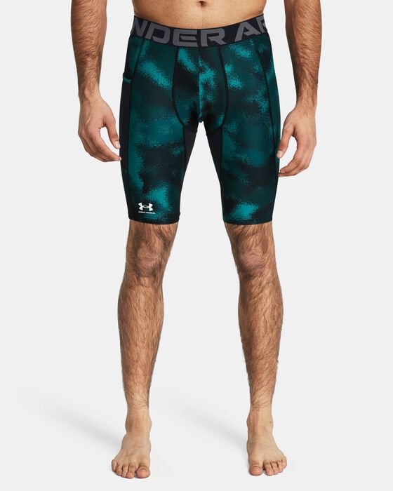 Men's HeatGear® Printed Long Shorts image number 0