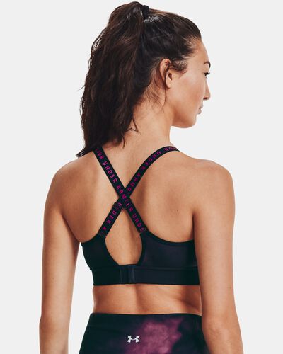 Women's UA Infinity Mid Printed Sports Bra