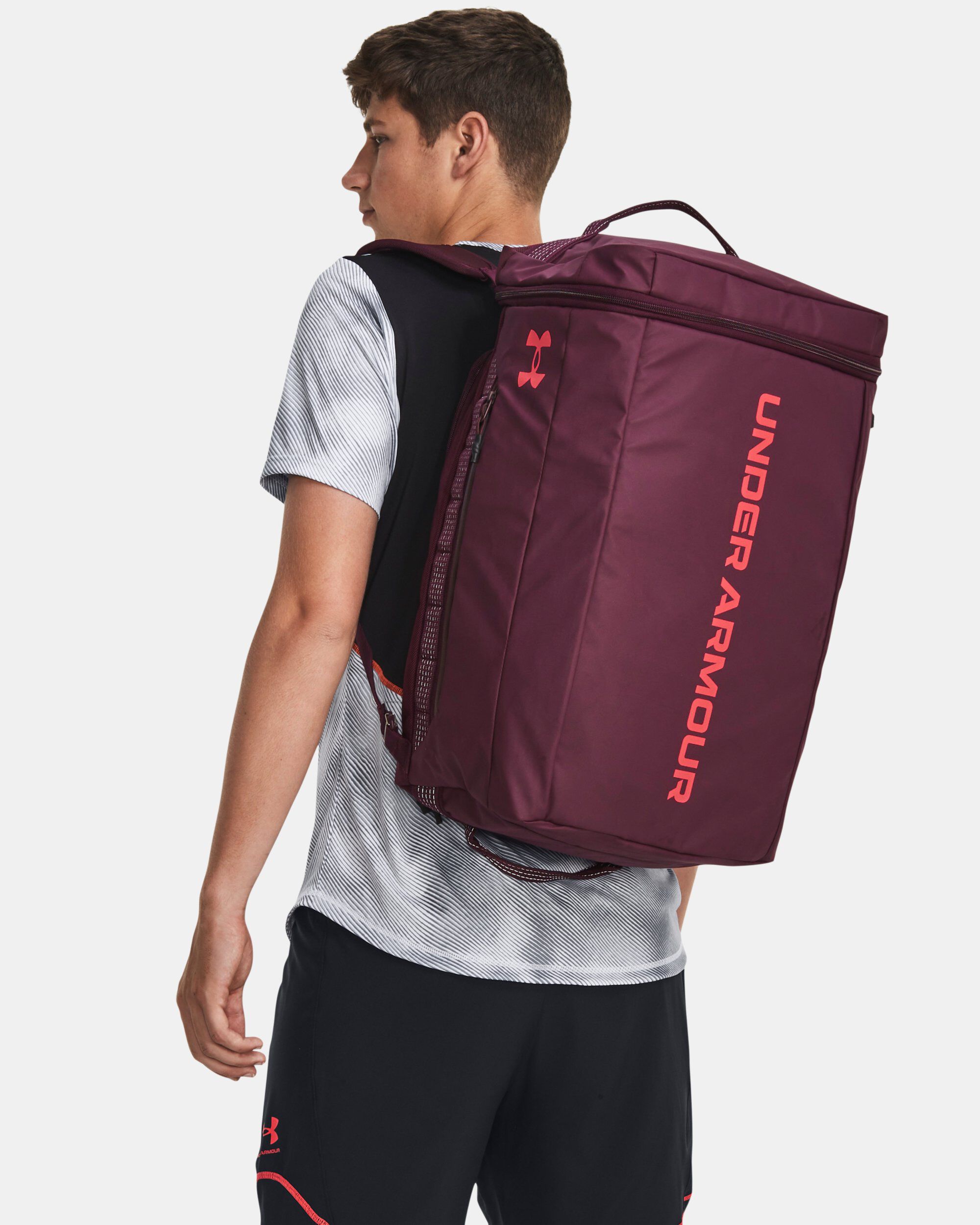 Under Armour UA Triumph CORDURA Duffle Backpack Red in Dubai UAE