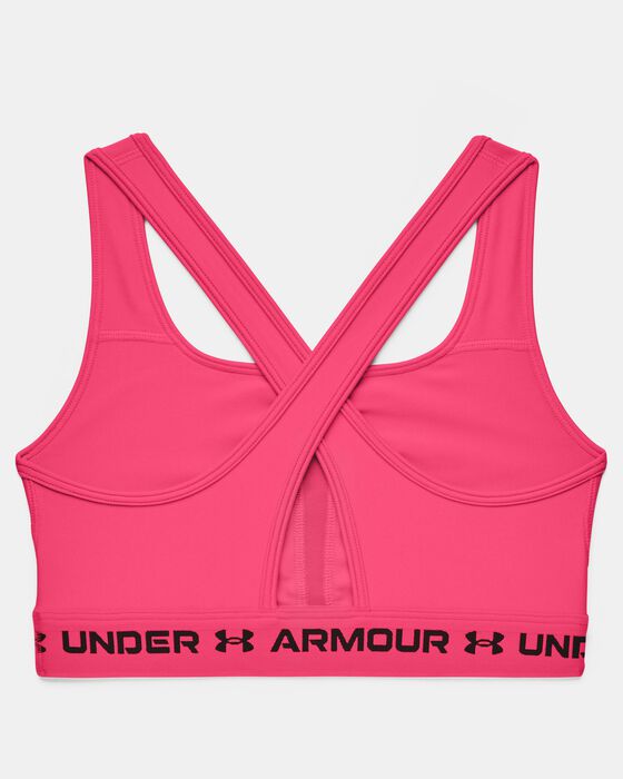 Women's Armour® Mid Crossback Sports Bra image number 9