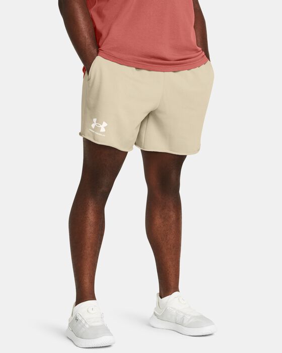 Men's UA Rival Terry 6" Shorts image number 0