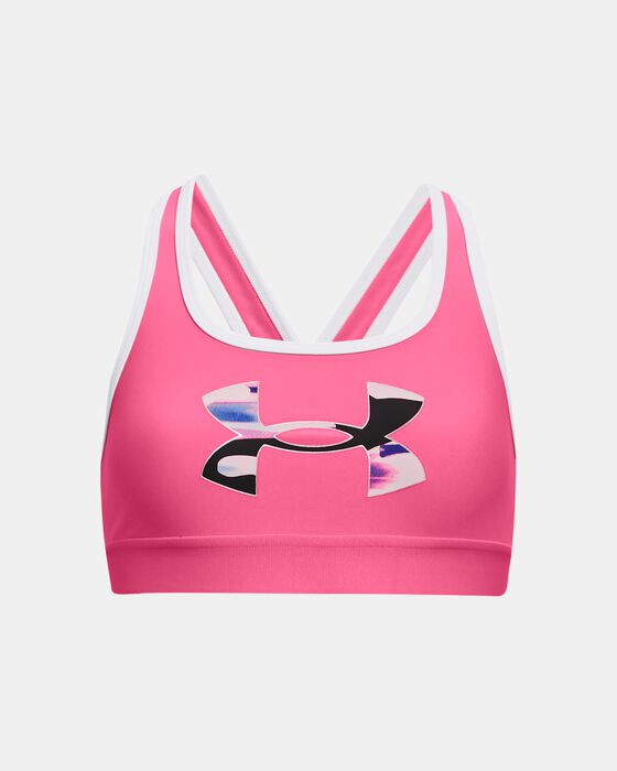 Girls' UA Crossback Graphic Sports Bra image number 0