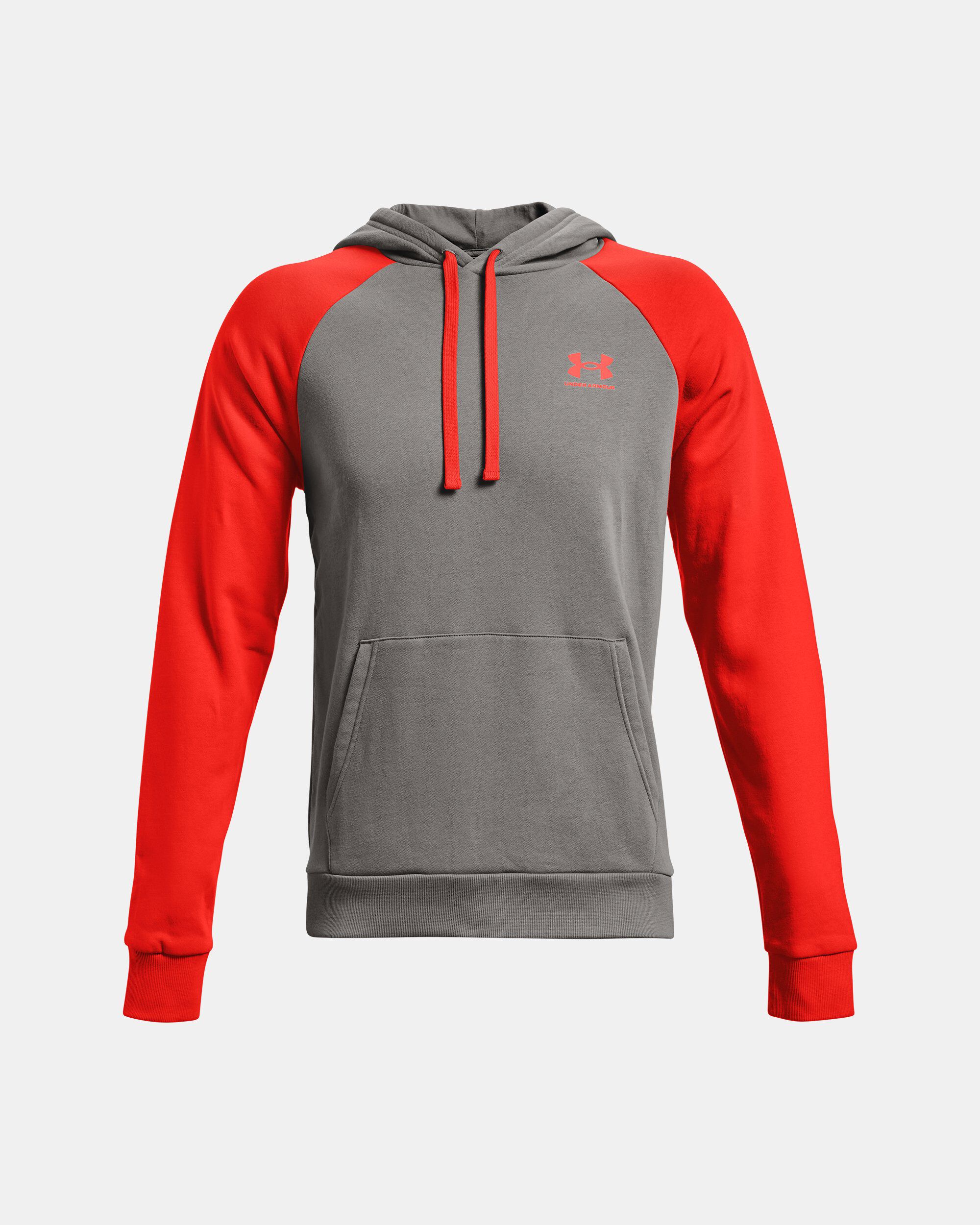 Under Armour Men s UA Rival Fleece Colorblock Hoodie Grey in Dubai