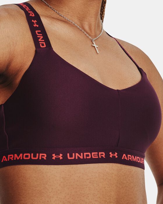 Women's UA Crossback Low Sports Bra image number 9