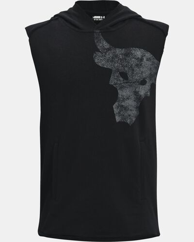 Boys' Project Rock Terry Sleeveless Hoodie