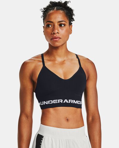 Buy Under Armour Women's Armour Padless Sports Bra Black in Dubai