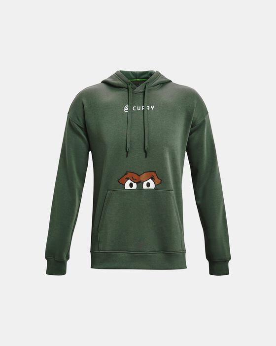 Men's Curry Sesame Street Grouch Hoodie image number 5