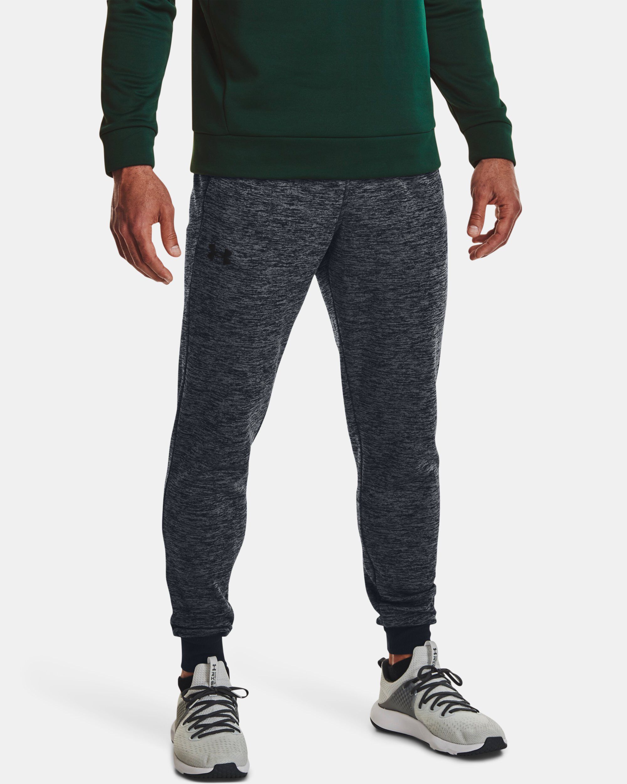 Buy UA Armour Fleece Joggers Grey in Dubai UAE Under Armour