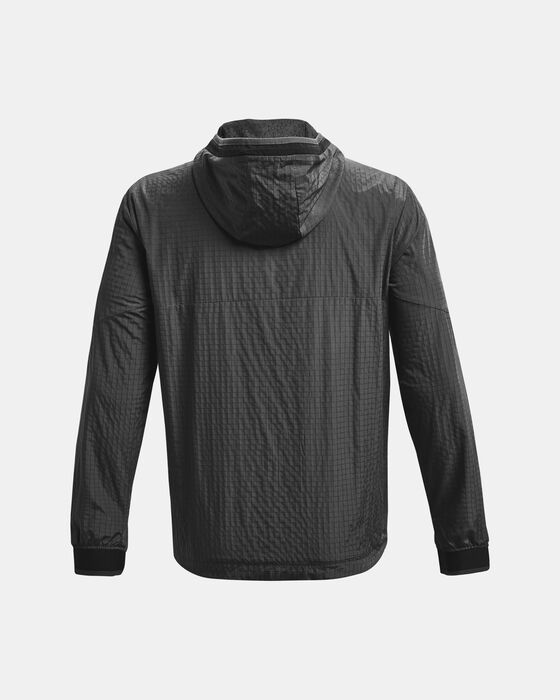 Men's UA RUSH™ Woven Legacy Windbreaker image number 8