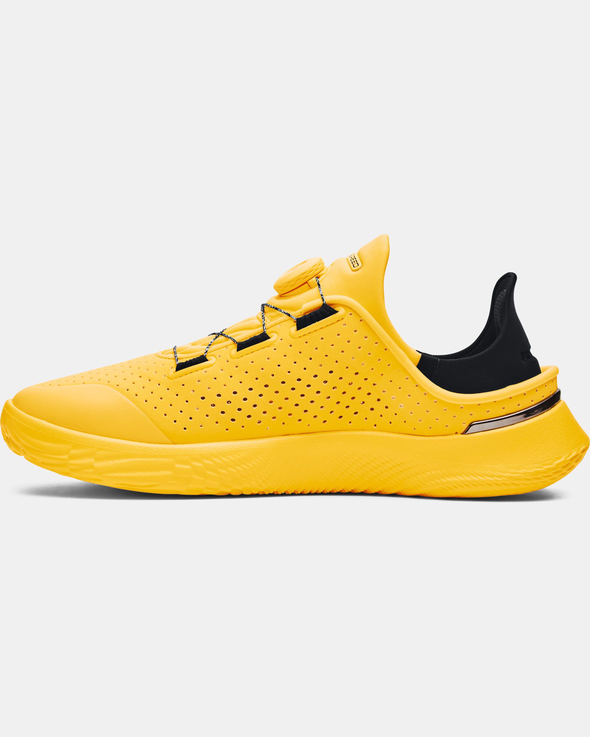 Yellow under armour shoes store