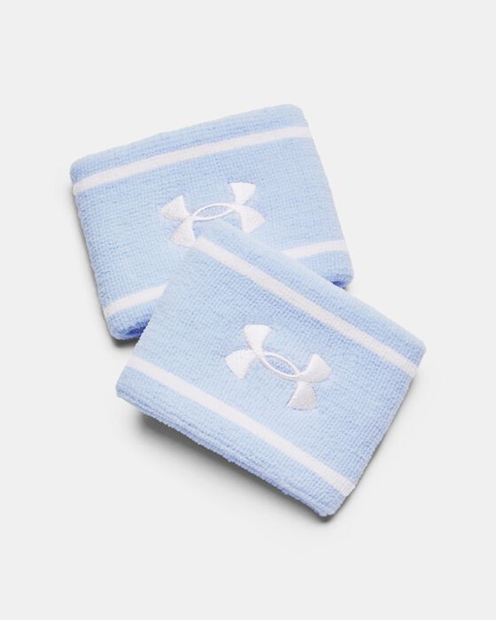 Unisex UA Striped Performance Terry 2-Pack Wristbands image number 0