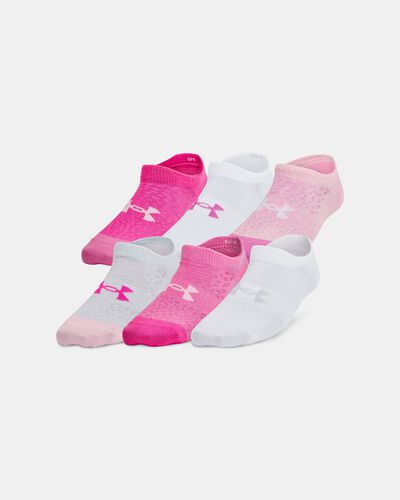 Kids' UA Essential 6-Pack No Show Socks