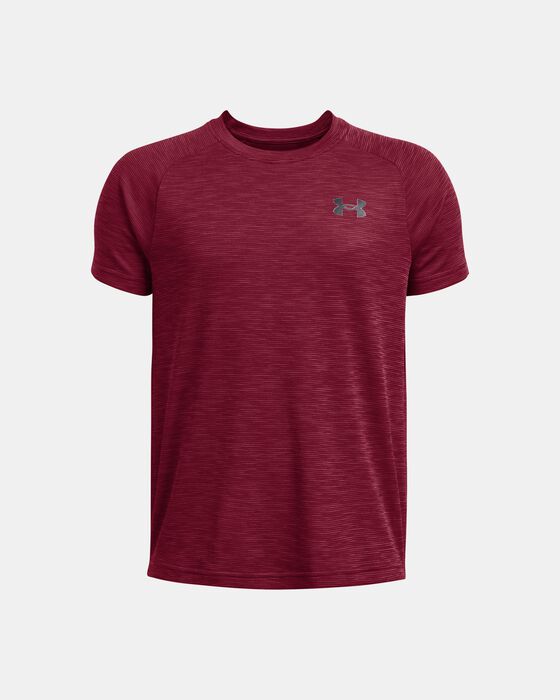 Boys' UA Tech™ Textured Short Sleeve image number 0