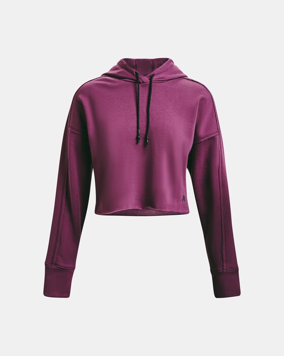 Women's UA Terry Crop Hoodie image number 4
