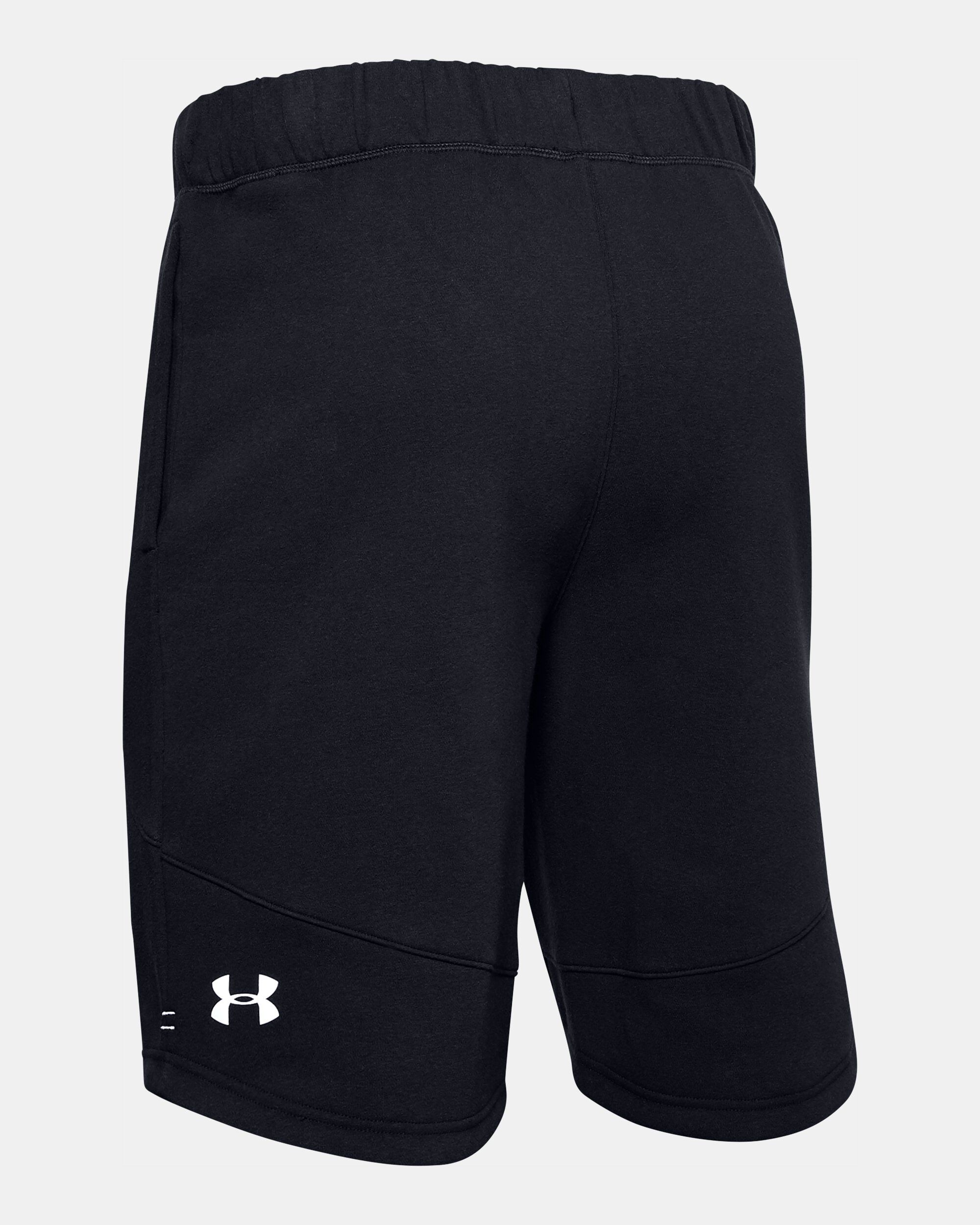 Under armour baseline fleece shorts discount