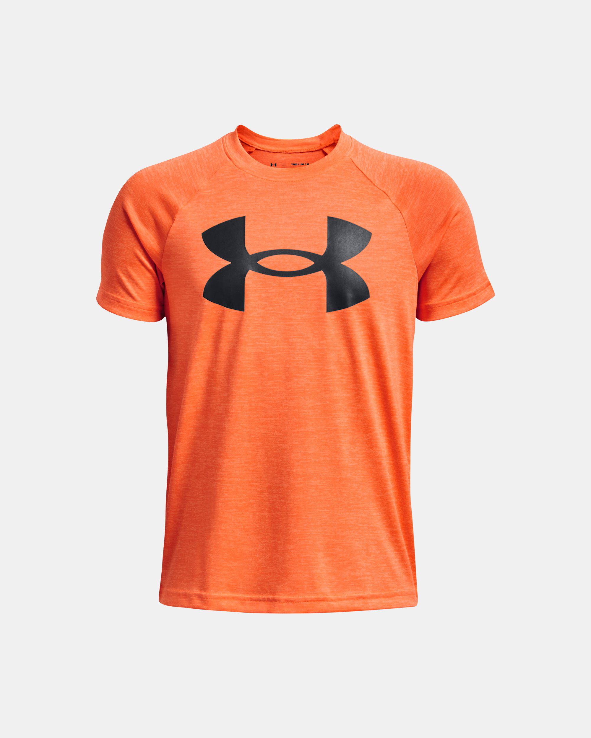 Orange under armour shirt youth discount