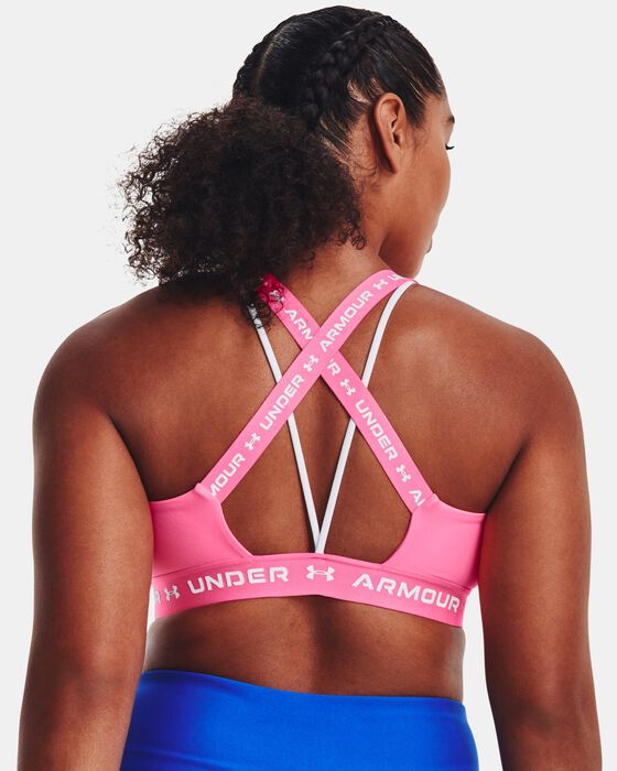 Women's UA Crossback Low Sports Bra image number 6