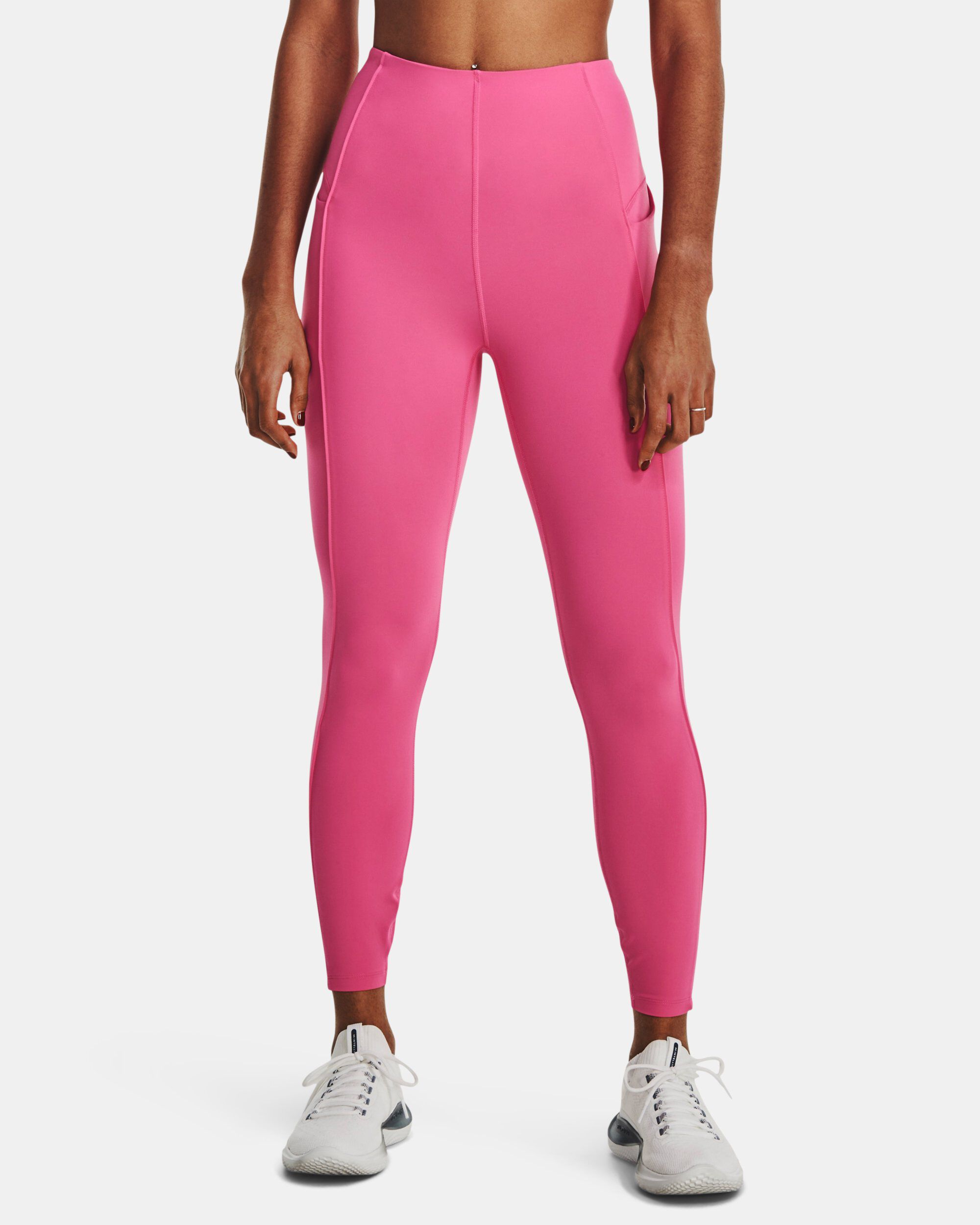 Under Armour Women s UA Meridian Pintuck Ankle Leggings Pink in