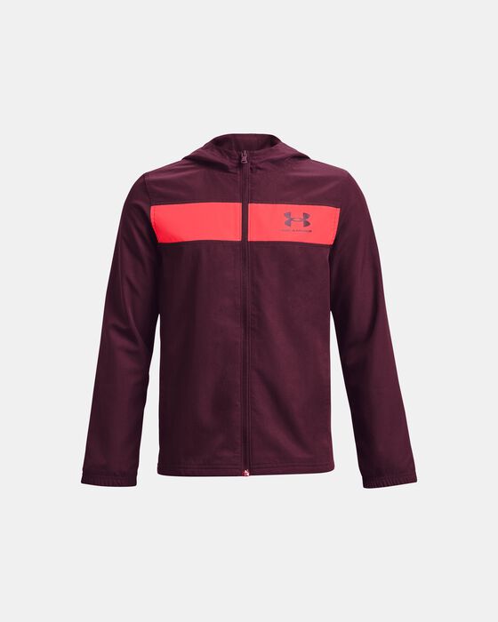 Boys' UA Sportstyle Windbreaker image number 0