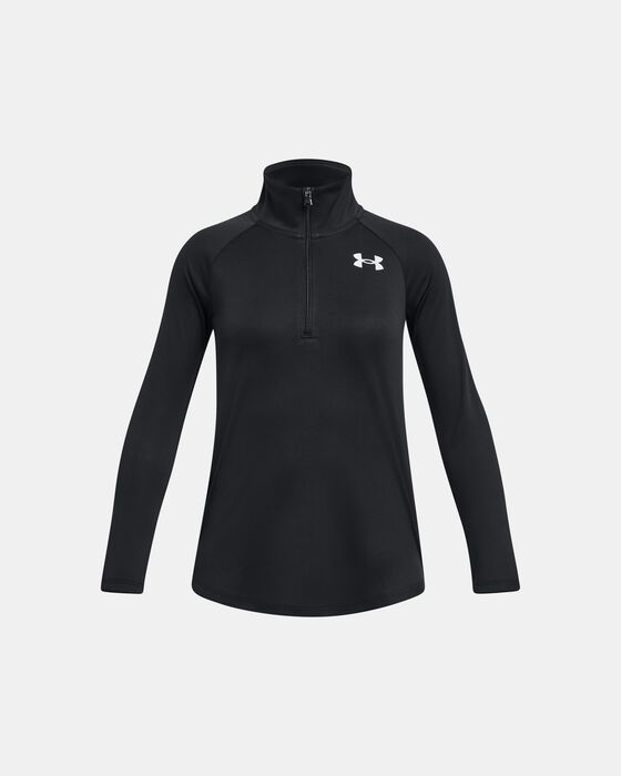 Girls' UA Tech™ Graphic ½ Zip image number 0