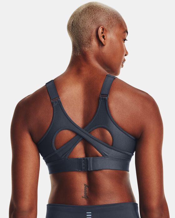 Women's UA Infinity High Crossover Sports Bra image number 5