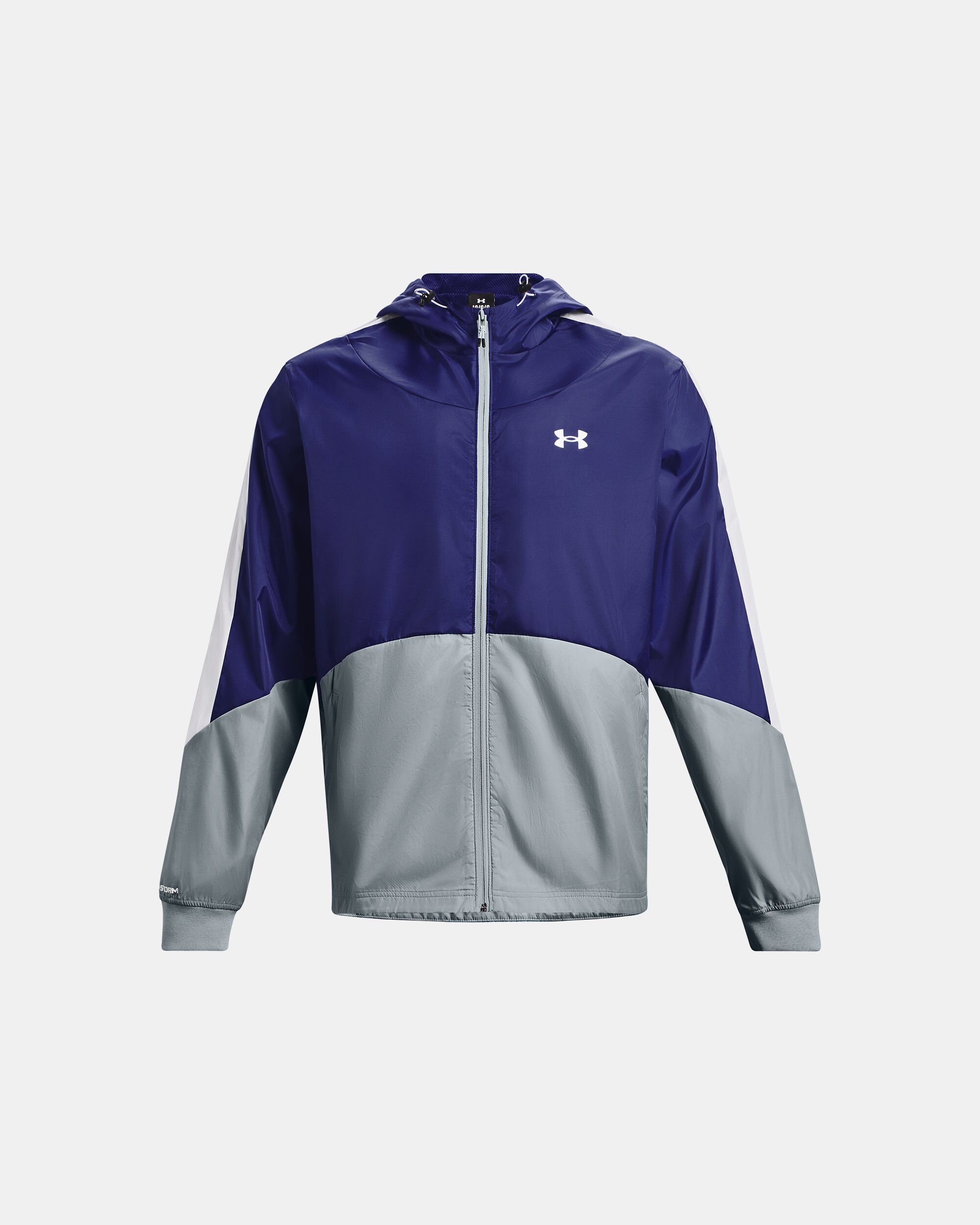 Under armour top blue windbreaker