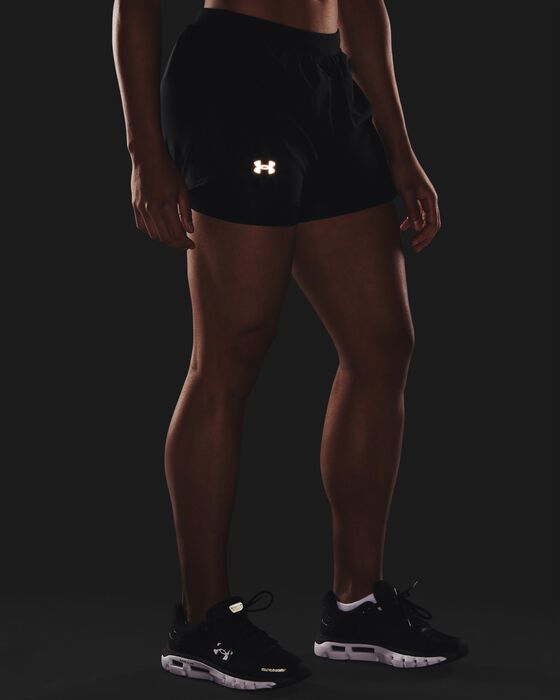 Women's UA Fly-By 2.0 2-in-1 Shorts image number 3