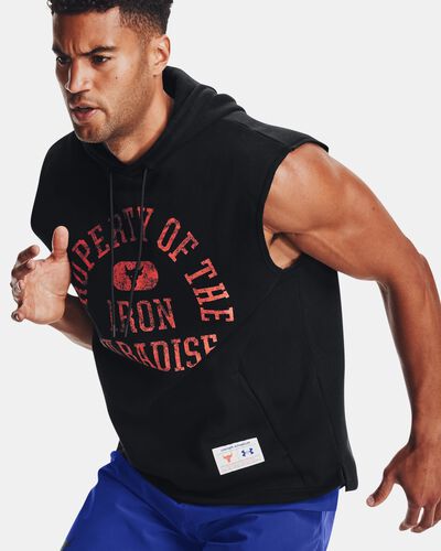 Men's Project Rock Charged Cotton® Fleece Sleeveless Hoodie