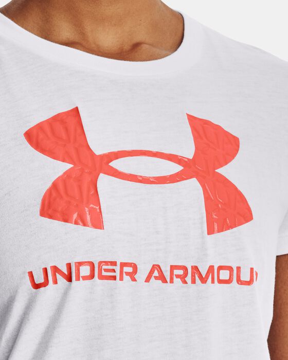 Women's UA Rival Logo Short Sleeve image number 3