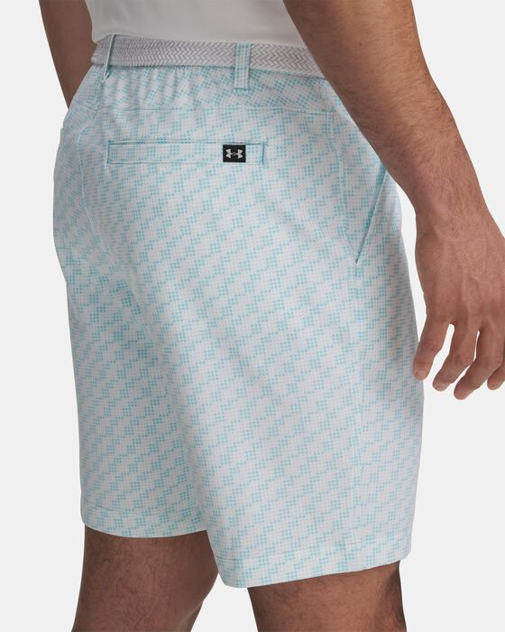 Men's UA Drive Printed Tapered Shorts image number 3