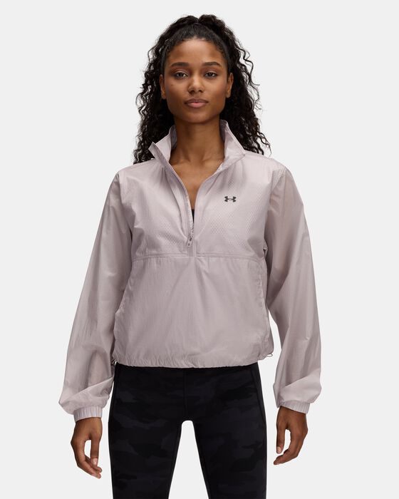 Women's UA Rival Woven ½ Zip Anorak image number 0