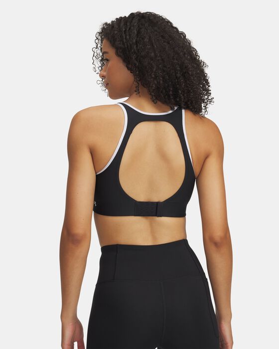 Women's UA Infinity Mid Piped Sports Bra image number 1