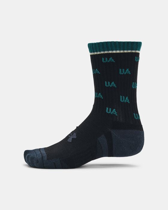 Unisex UA Performance Cotton 2 Pack Mid-Crew Socks image number 3