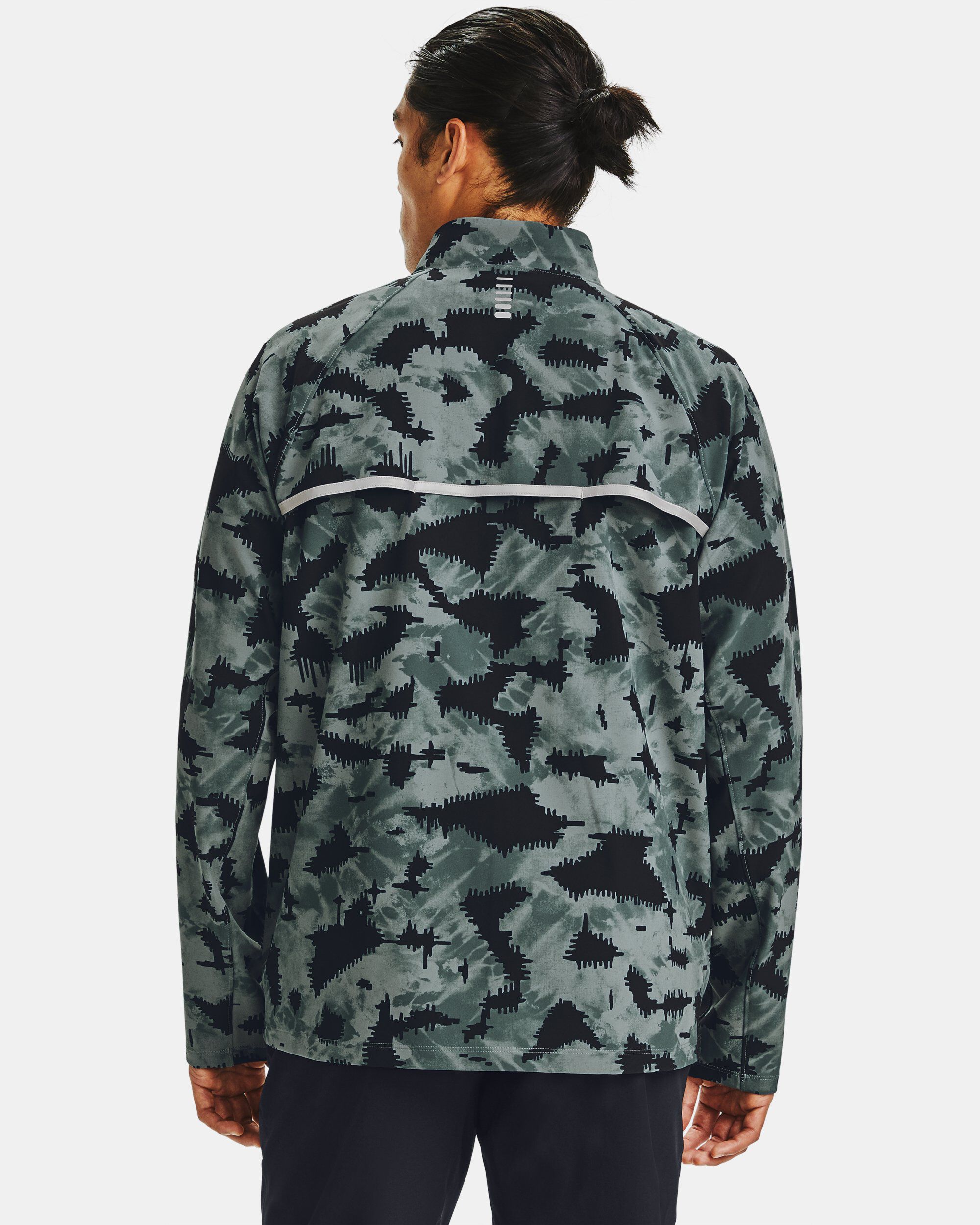 Under Armour Men s UA Storm Launch 3.0 Printed Jacket Blue in