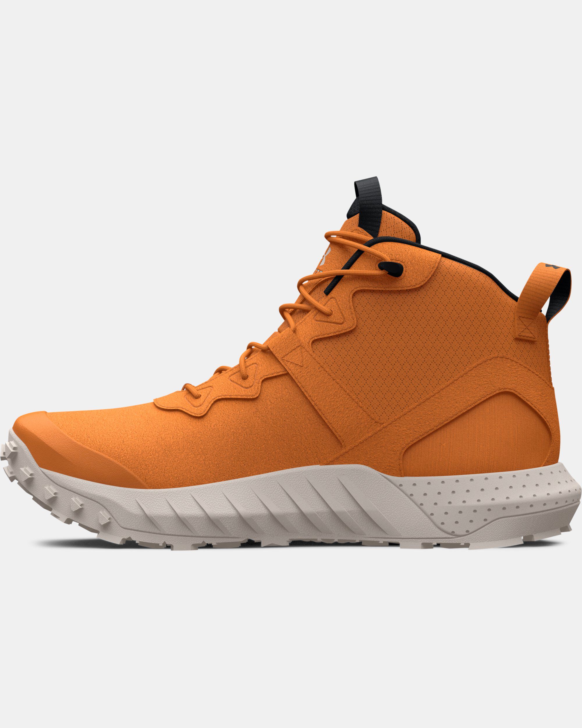 Buy Men s UA Micro G Valsetz Trek Mid Leather Waterproof Tactical Boots Orange in Dubai UAE Under Armour