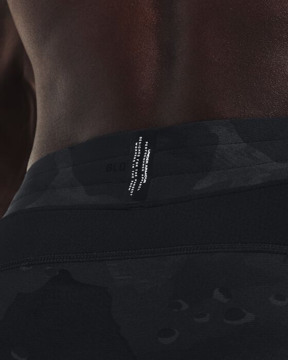 Men's Project Rock Camo Compression Shorts image number 4