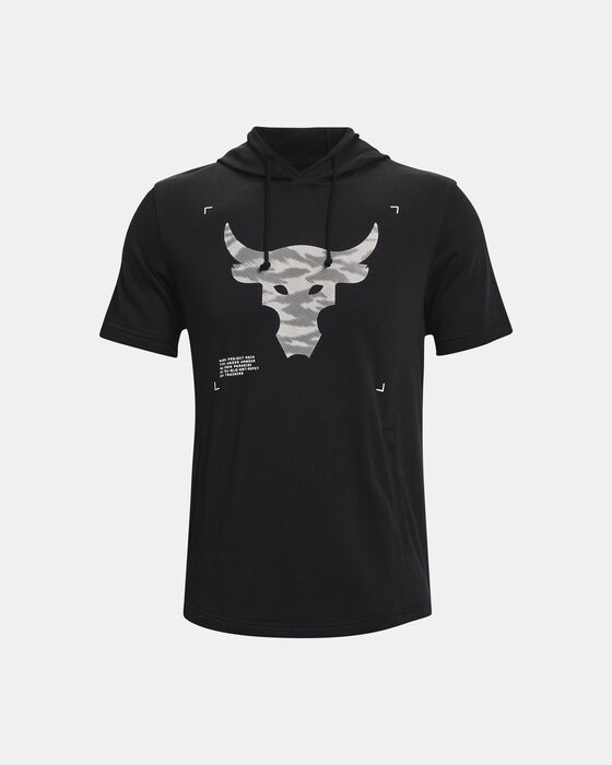 Men's Project Rock Terry Short Sleeve Hoodie image number 4