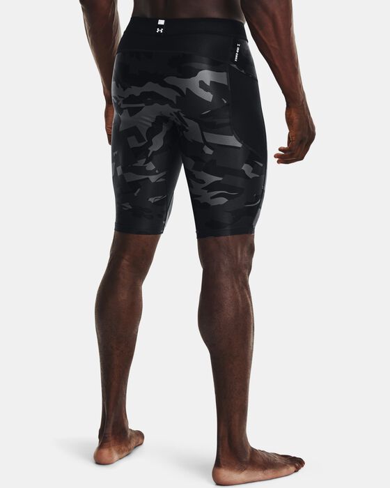 Buy Men's UA IsoChill Compression Print Long Shorts Black in Dubai