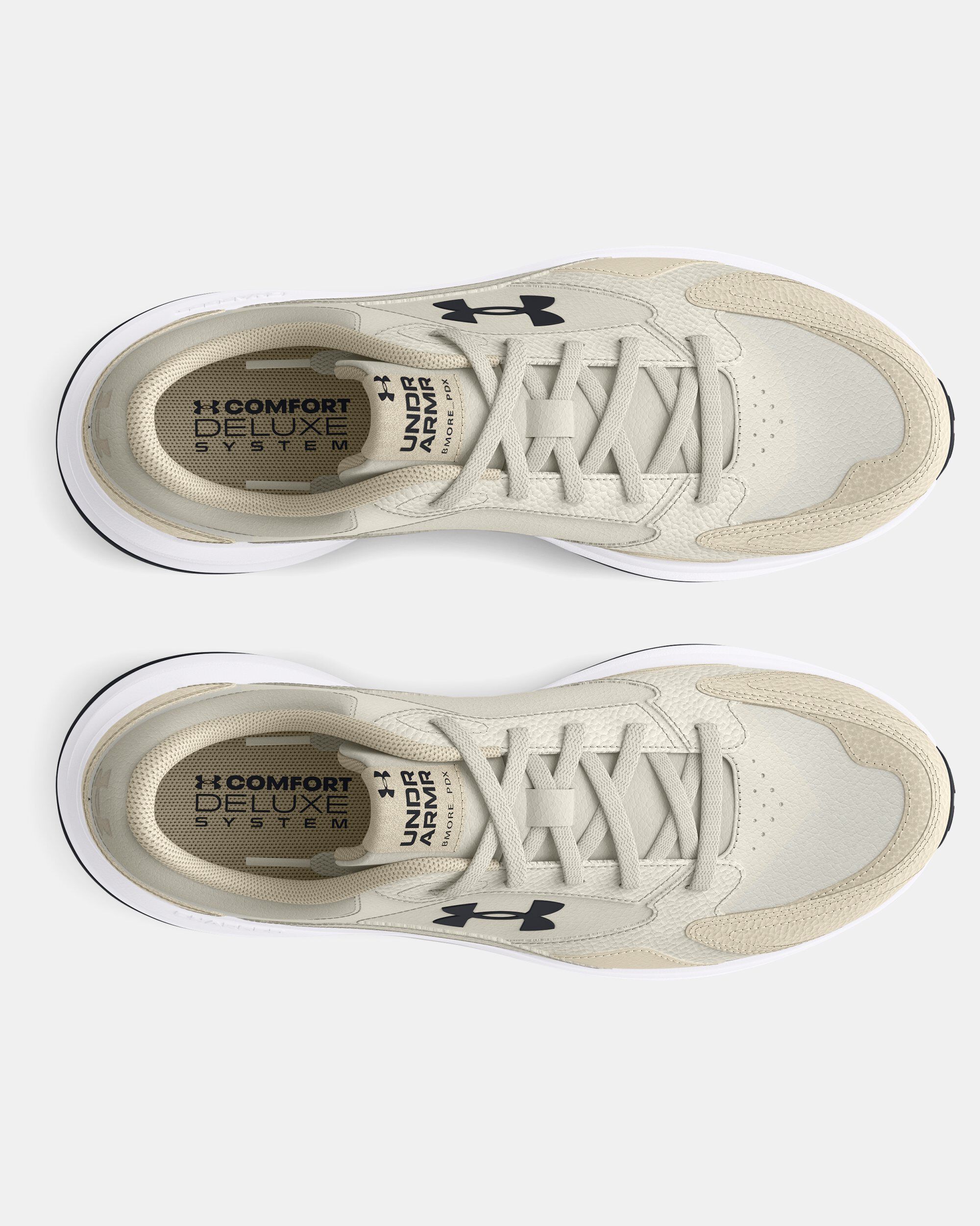 White leather under armour shoes on sale