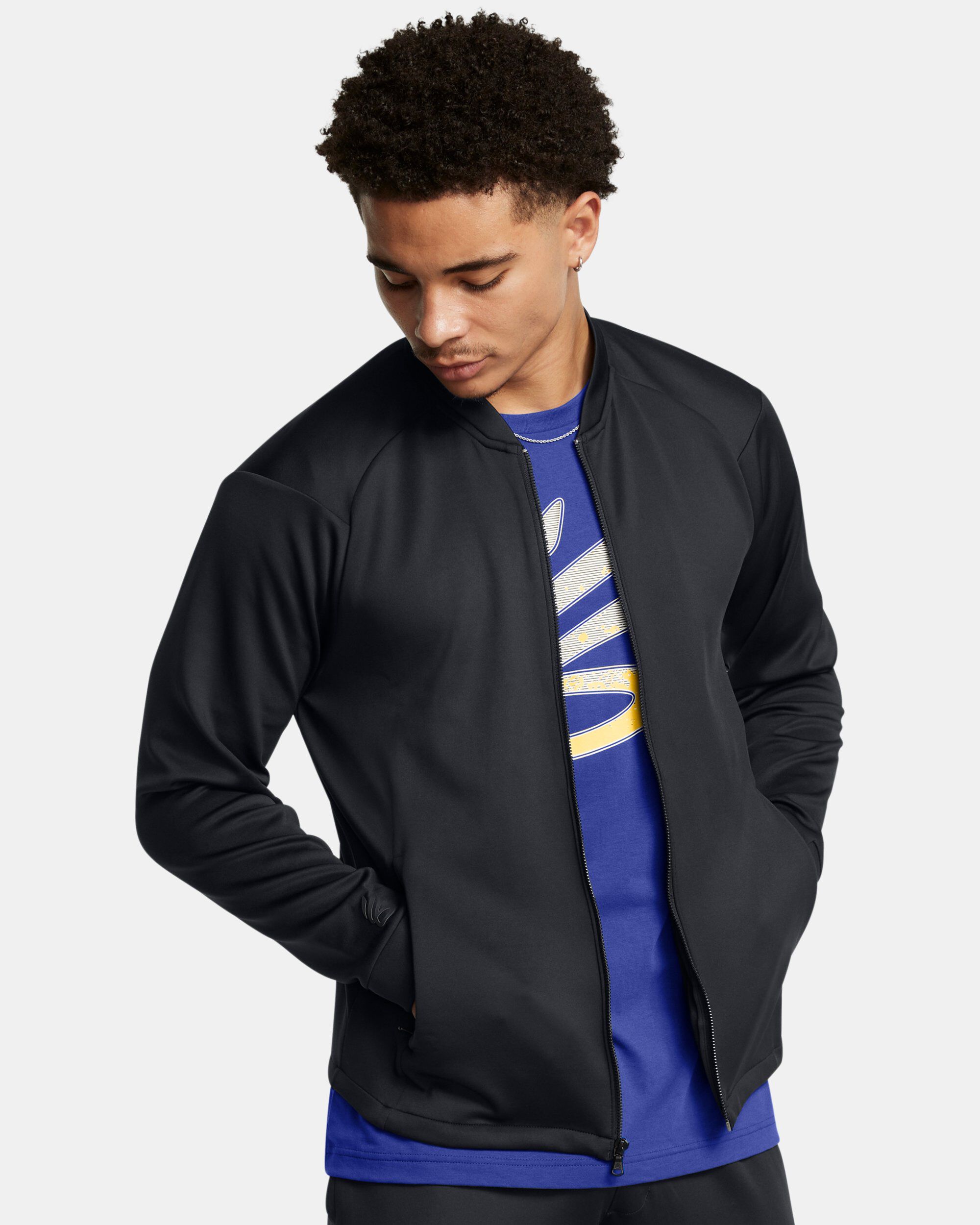Stephen curry jacket under armour hotsell
