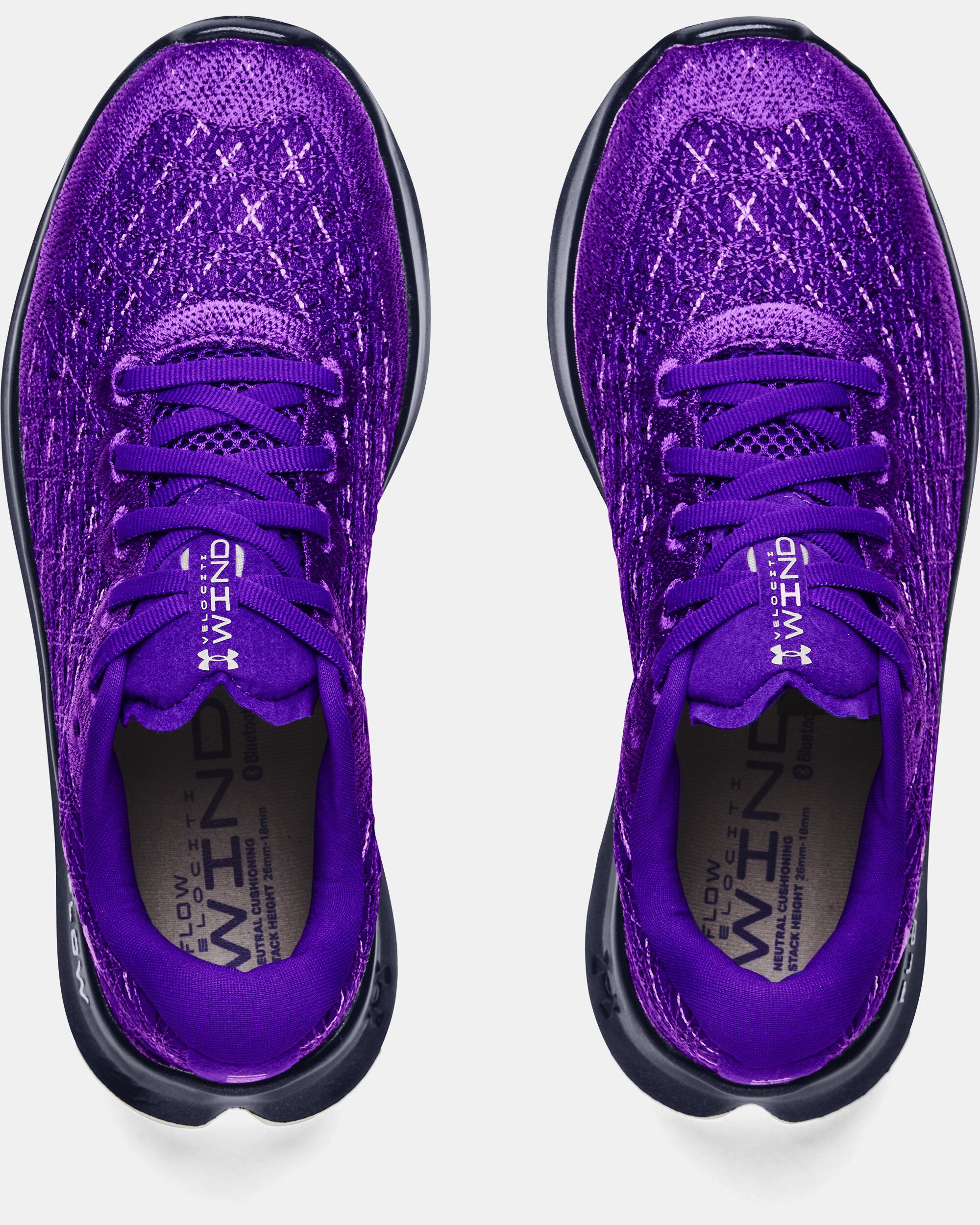 Mens purple under armour shoes deals